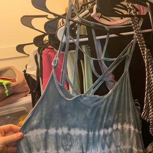 American eagle tie dye tank